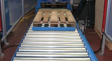Rulliere e magazzini per lo spostamento di Europallet