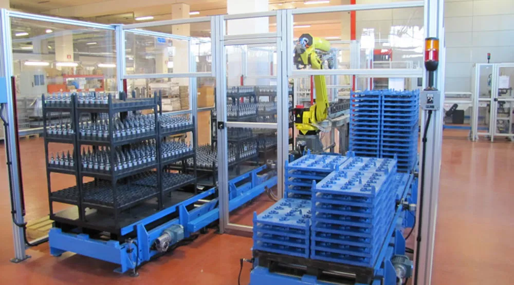 Aree di palletizzazione e depalletizzazione