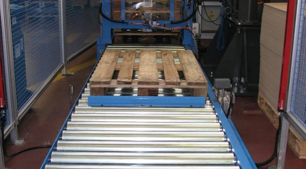 Rulliere e magazzini per lo spostamento di Europallet