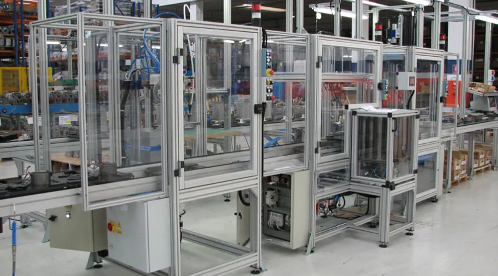 Linee di montaggio automatiche e manuali