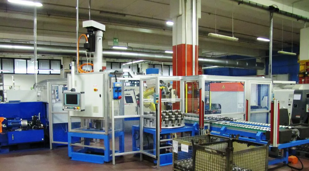Asservimento automatico alle macchine di lavorazione