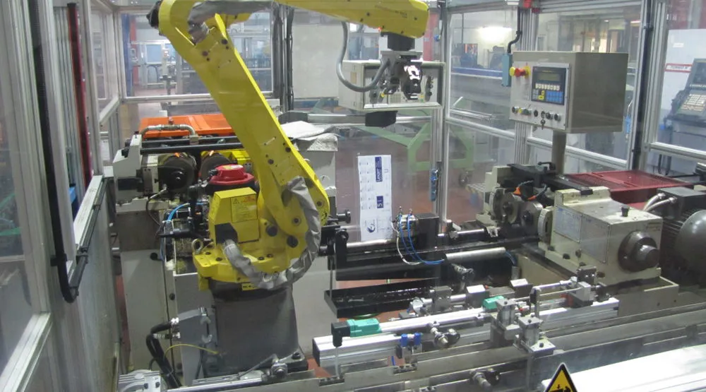 Asservimento automatico alle macchine di lavorazione