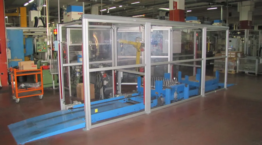 Rulliere e magazzini per lo spostamento di Europallet